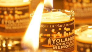 Candle Lighting Typhoon Haiyan Anniversary